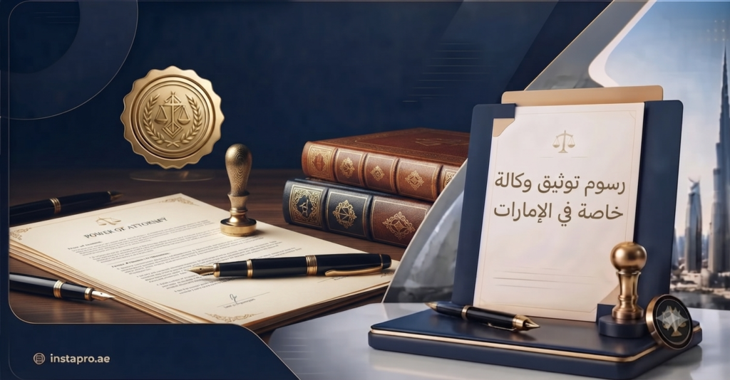 خطوات ورسوم توثيق وكالة خاصة في الإمارات: دليلك الشامل للشروط 6 توثيق وكالة خاصة في الإمارات