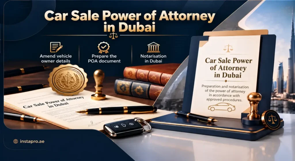 Car Sale Power of Attorney in Dubai: Requirements, Documents and Notarisation 4 Car Sale Power of Attorney in Dubai