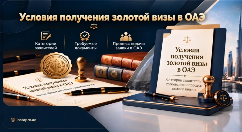 Условия получения золотой визы в ОАЭ