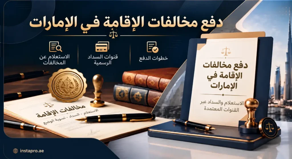 دفع مخالفات الإقامة في الإمارات: الخطوات والقنوات الرسمية 1 دفع مخالفات الإقامة في الإمارات