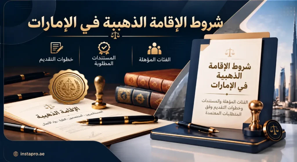 شروط الإقامة الذهبية في الإمارات: الفئات والمستندات وطريقة التقديم 4 شروط الإقامة الذهبية في الإمارات